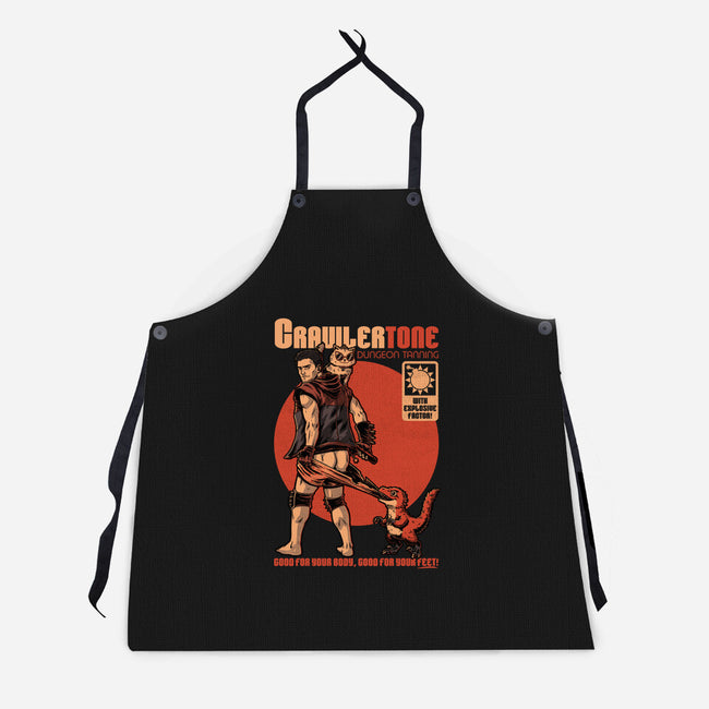 Dungeon Crawler Sunscreen-Unisex-Kitchen-Apron-Studio Mootant