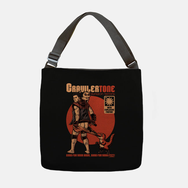 Dungeon Crawler Sunscreen-None-Adjustable Tote-Bag-Studio Mootant