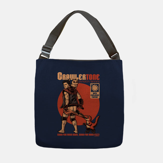 Dungeon Crawler Sunscreen-None-Adjustable Tote-Bag-Studio Mootant