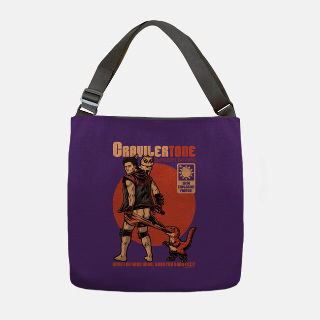 Dungeon Crawler Sunscreen-None-Adjustable Tote-Bag-Studio Mootant