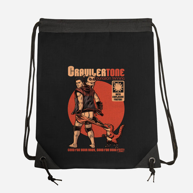 Dungeon Crawler Sunscreen-None-Drawstring-Bag-Studio Mootant
