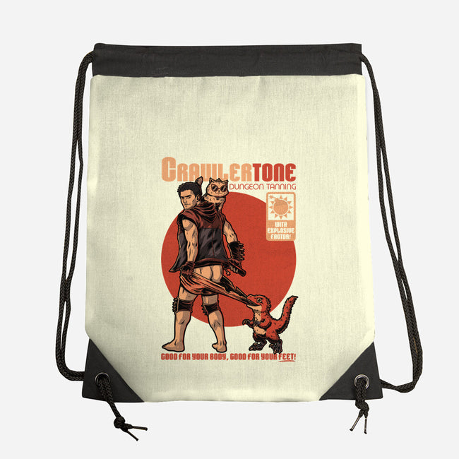 Dungeon Crawler Sunscreen-None-Drawstring-Bag-Studio Mootant