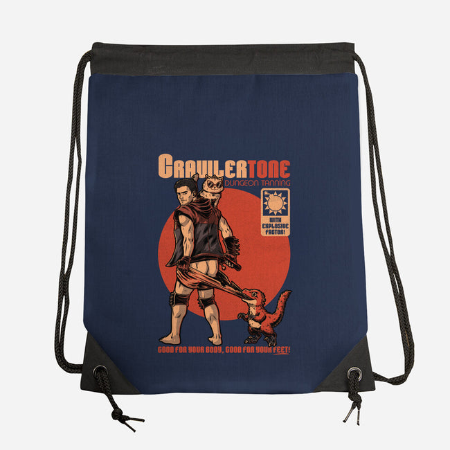 Dungeon Crawler Sunscreen-None-Drawstring-Bag-Studio Mootant