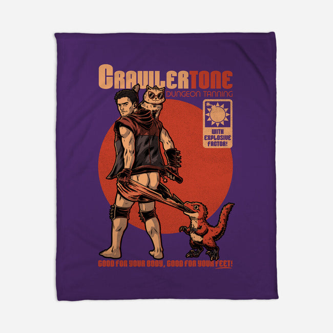 Dungeon Crawler Sunscreen-None-Fleece-Blanket-Studio Mootant