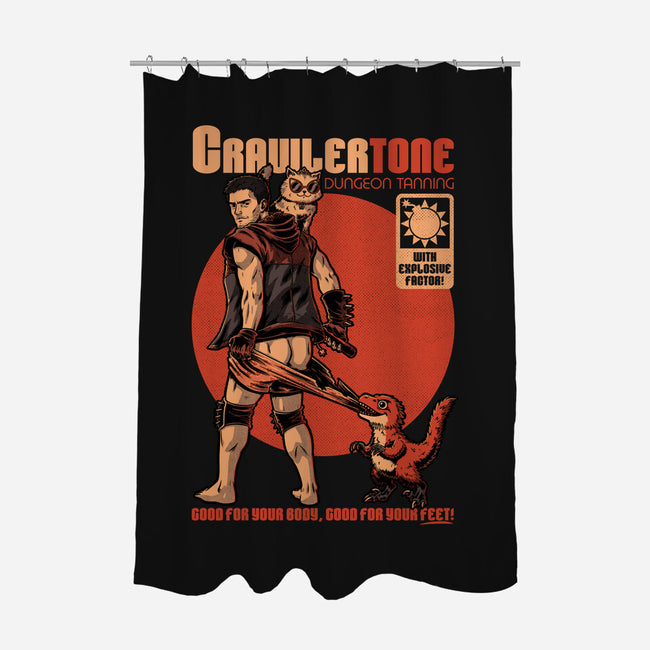 Dungeon Crawler Sunscreen-None-Polyester-Shower Curtain-Studio Mootant