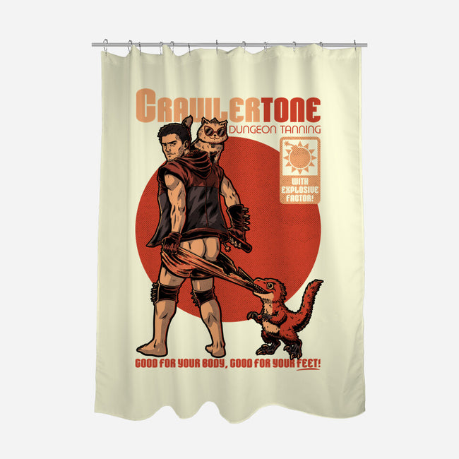 Dungeon Crawler Sunscreen-None-Polyester-Shower Curtain-Studio Mootant