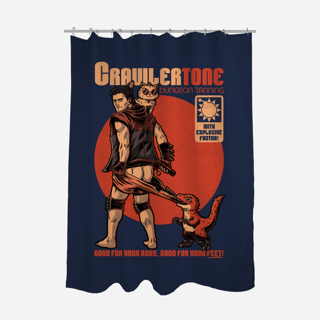 Dungeon Crawler Sunscreen-None-Polyester-Shower Curtain-Studio Mootant