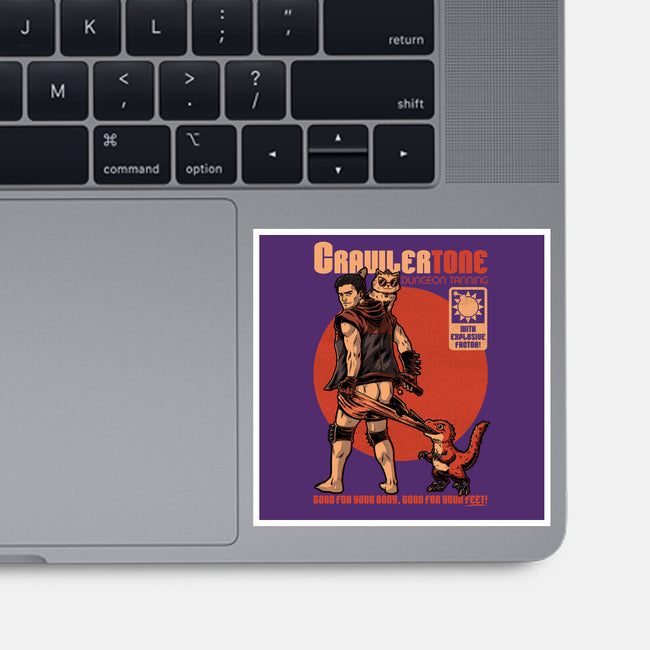 Dungeon Crawler Sunscreen-None-Glossy-Sticker-Studio Mootant