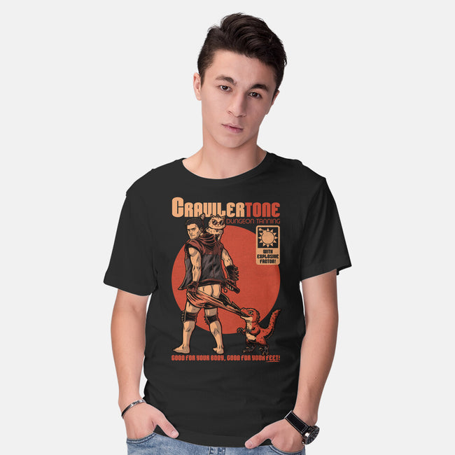 Dungeon Crawler Sunscreen-Mens-Basic-Tee-Studio Mootant