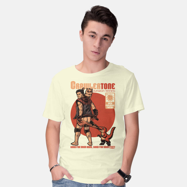 Dungeon Crawler Sunscreen-Mens-Basic-Tee-Studio Mootant