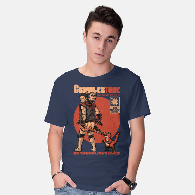 Dungeon Crawler Sunscreen-Mens-Basic-Tee-Studio Mootant