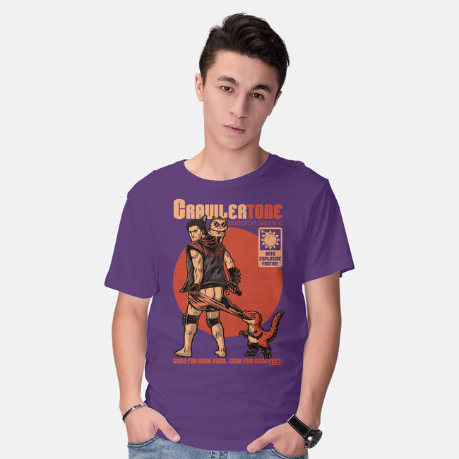 Dungeon Crawler Sunscreen-Mens-Basic-Tee-Studio Mootant