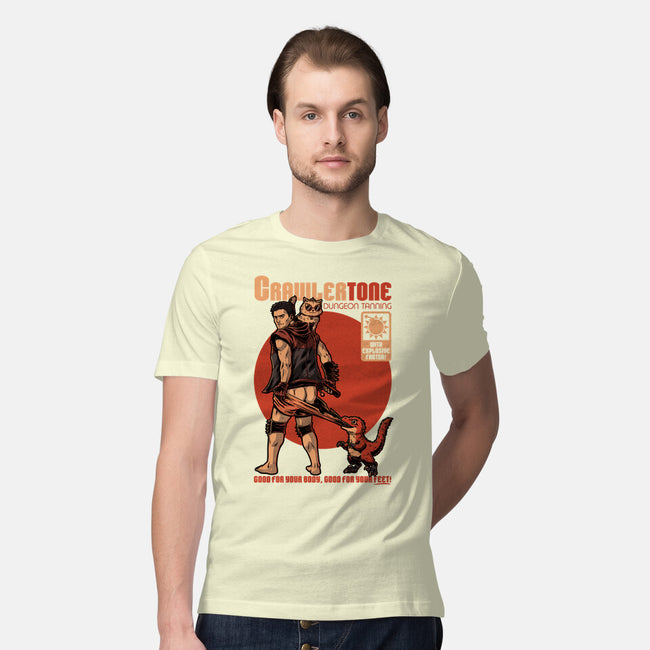 Dungeon Crawler Sunscreen-Mens-Premium-Tee-Studio Mootant