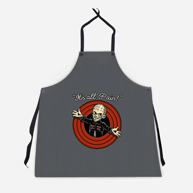 Pain Priest Toon-Unisex-Kitchen-Apron-Studio Mootant