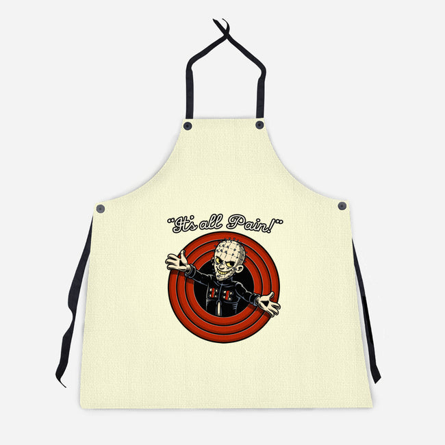 Pain Priest Toon-Unisex-Kitchen-Apron-Studio Mootant