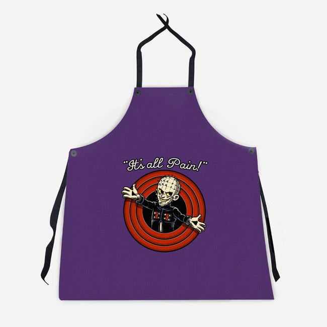 Pain Priest Toon-Unisex-Kitchen-Apron-Studio Mootant