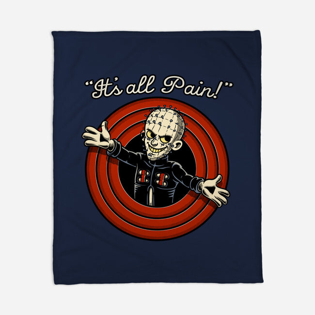 Pain Priest Toon-None-Fleece-Blanket-Studio Mootant