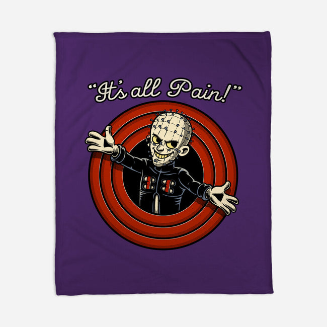 Pain Priest Toon-None-Fleece-Blanket-Studio Mootant