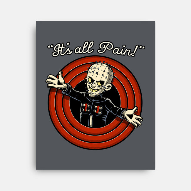 Pain Priest Toon-None-Stretched-Canvas-Studio Mootant