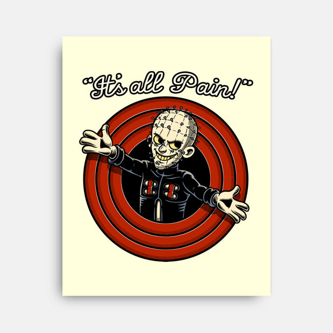 Pain Priest Toon-None-Stretched-Canvas-Studio Mootant