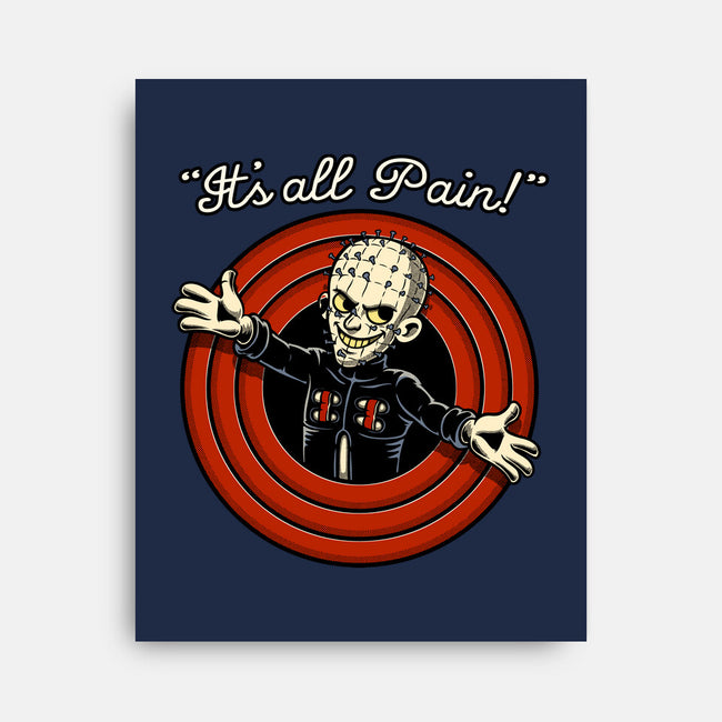 Pain Priest Toon-None-Stretched-Canvas-Studio Mootant