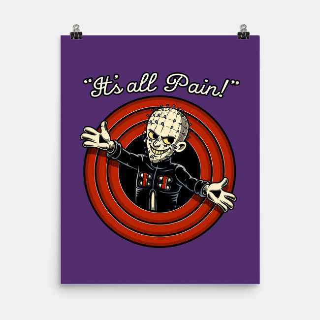 Pain Priest Toon-None-Matte-Poster-Studio Mootant