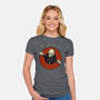 Pain Priest Toon-Womens-Fitted-Tee-Studio Mootant