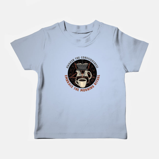 Embrace The Morning Ritual-Baby-Basic-Tee-glitchygorilla