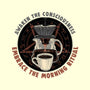Embrace The Morning Ritual-None-Drawstring-Bag-glitchygorilla