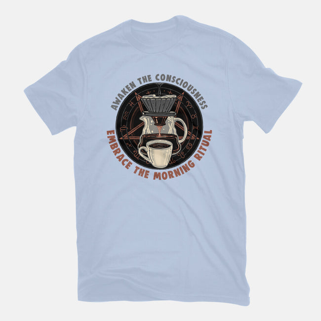 Embrace The Morning Ritual-Mens-Basic-Tee-glitchygorilla