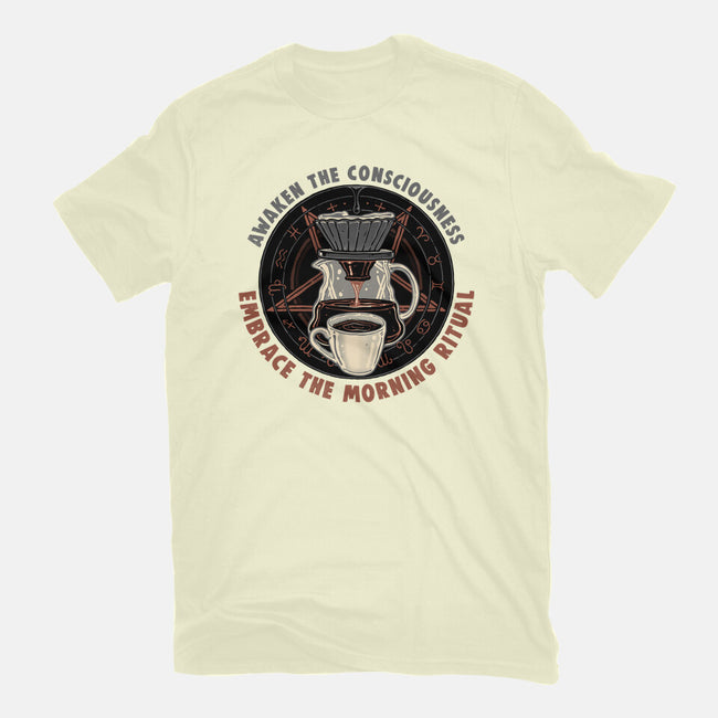 Embrace The Morning Ritual-Mens-Basic-Tee-glitchygorilla