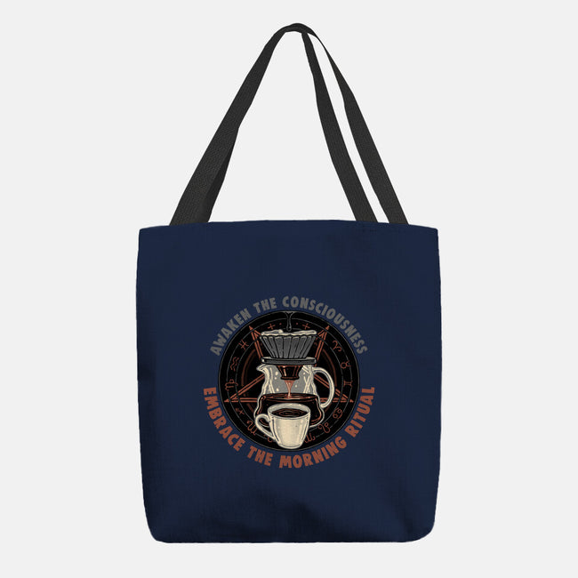 Embrace The Morning Ritual-None-Basic Tote-Bag-glitchygorilla