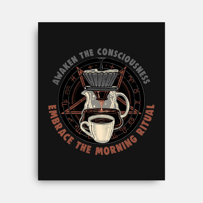 Embrace The Morning Ritual-None-Stretched-Canvas-glitchygorilla