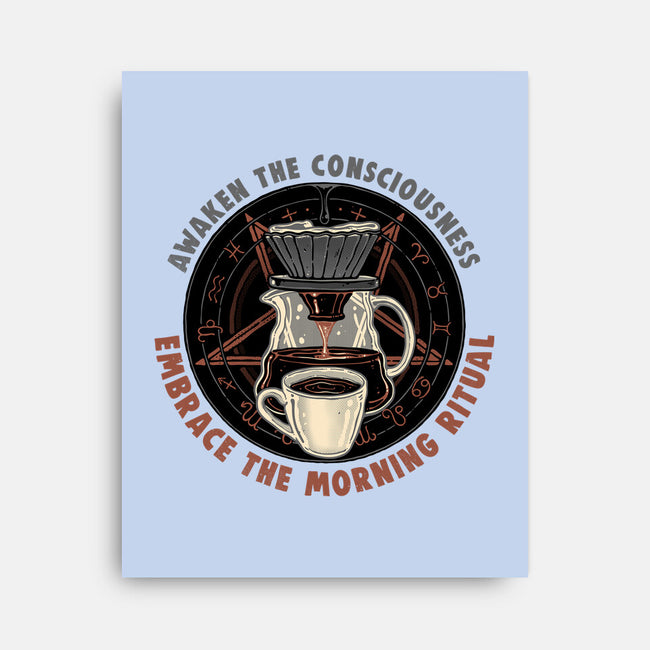 Embrace The Morning Ritual-None-Stretched-Canvas-glitchygorilla
