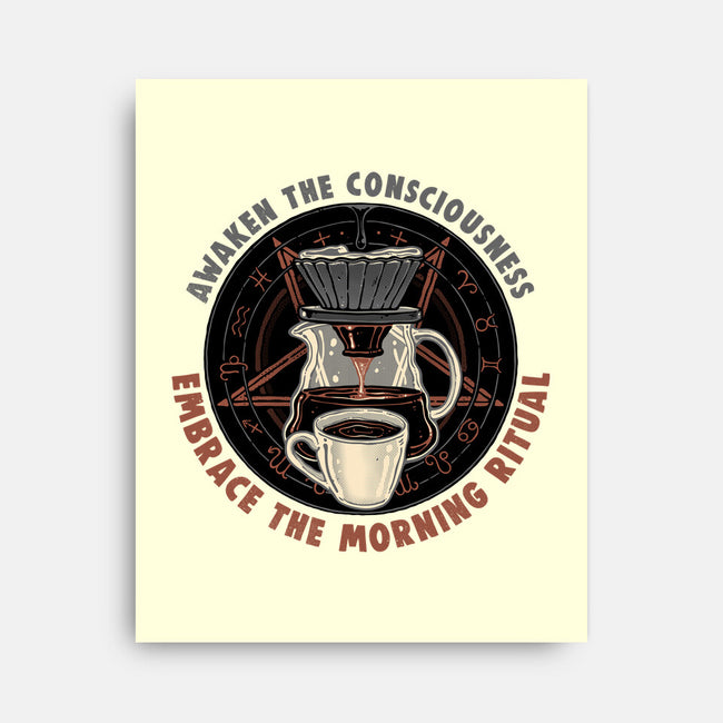 Embrace The Morning Ritual-None-Stretched-Canvas-glitchygorilla