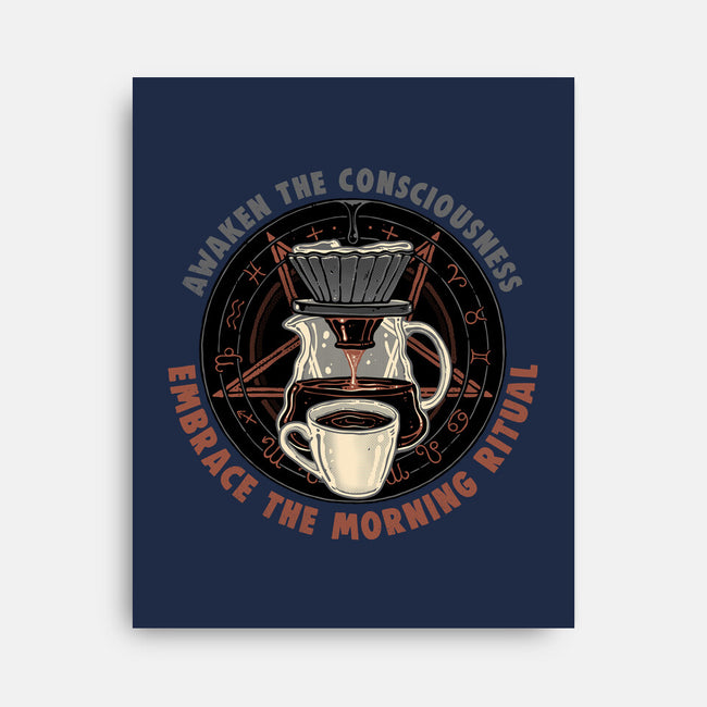 Embrace The Morning Ritual-None-Stretched-Canvas-glitchygorilla