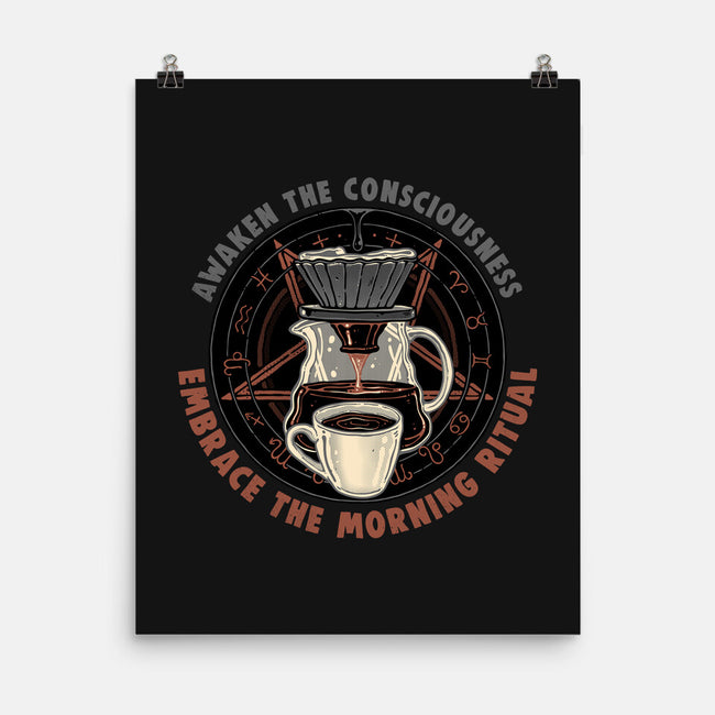 Embrace The Morning Ritual-None-Matte-Poster-glitchygorilla
