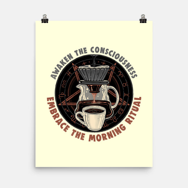 Embrace The Morning Ritual-None-Matte-Poster-glitchygorilla