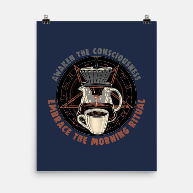 Embrace The Morning Ritual-None-Matte-Poster-glitchygorilla