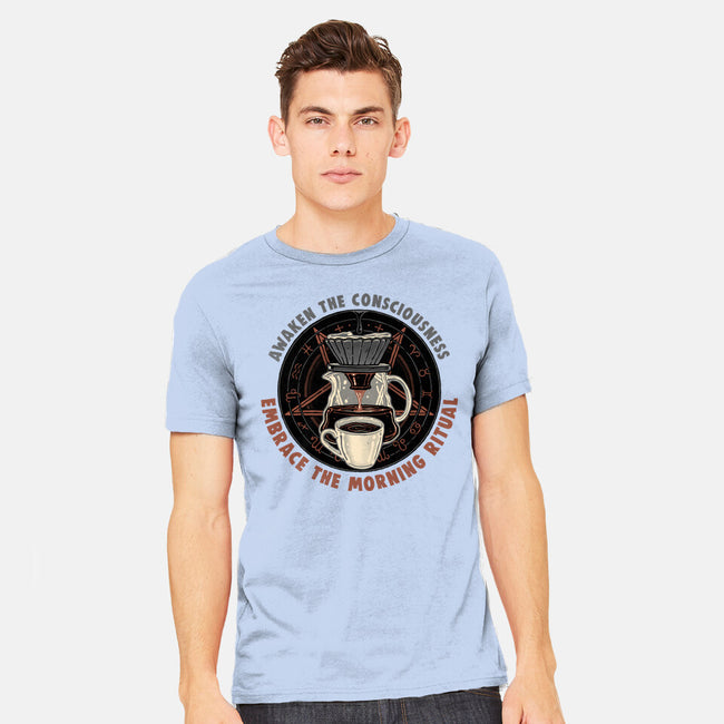 Embrace The Morning Ritual-Mens-Heavyweight-Tee-glitchygorilla