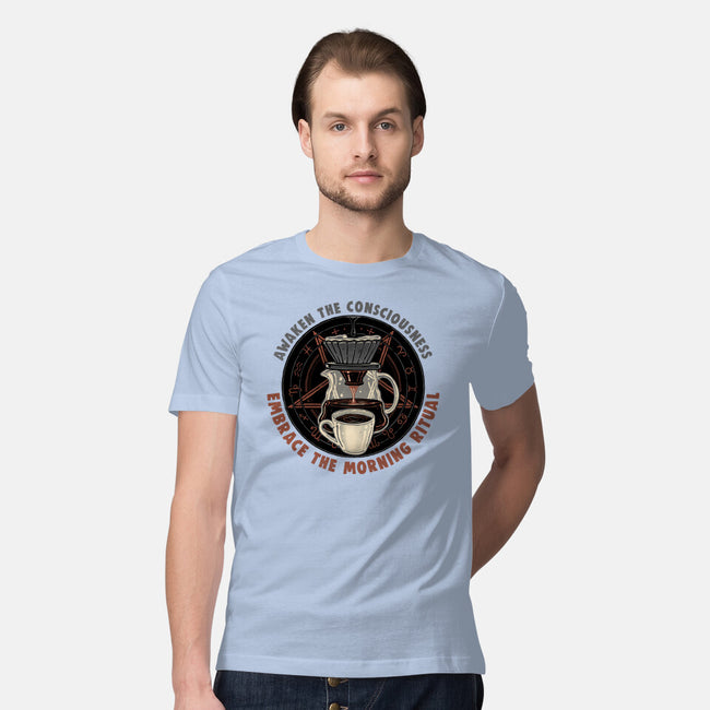 Embrace The Morning Ritual-Mens-Premium-Tee-glitchygorilla