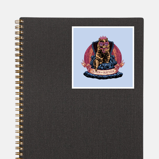 All Hail To The Queen Of Mayhem-None-Glossy-Sticker-glitchygorilla