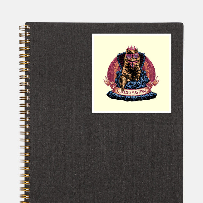 All Hail To The Queen Of Mayhem-None-Glossy-Sticker-glitchygorilla