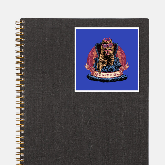 All Hail To The Queen Of Mayhem-None-Glossy-Sticker-glitchygorilla