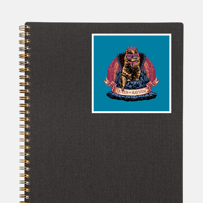 All Hail To The Queen Of Mayhem-None-Glossy-Sticker-glitchygorilla
