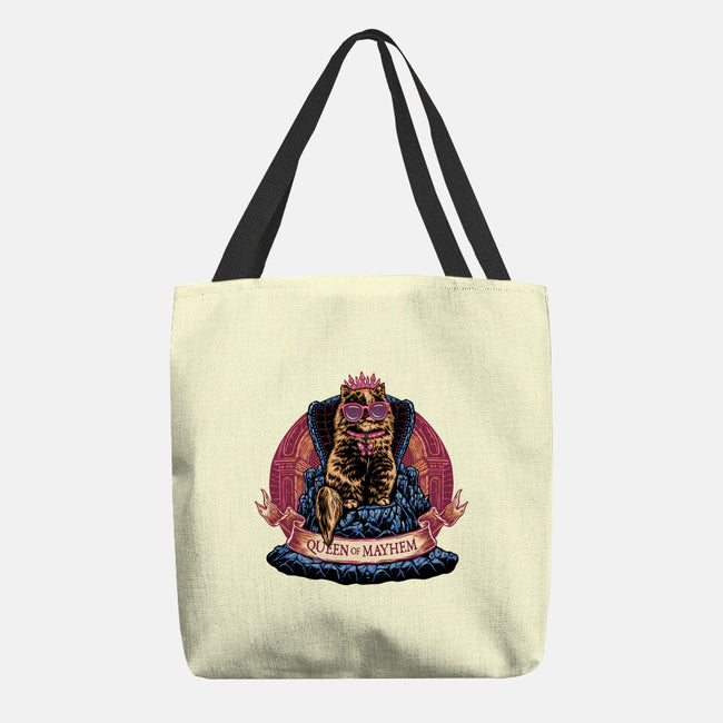 All Hail To The Queen Of Mayhem-None-Basic Tote-Bag-glitchygorilla