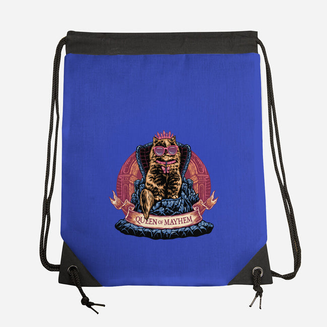 All Hail To The Queen Of Mayhem-None-Drawstring-Bag-glitchygorilla