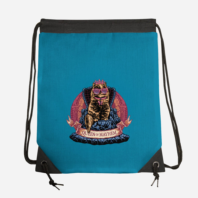 All Hail To The Queen Of Mayhem-None-Drawstring-Bag-glitchygorilla