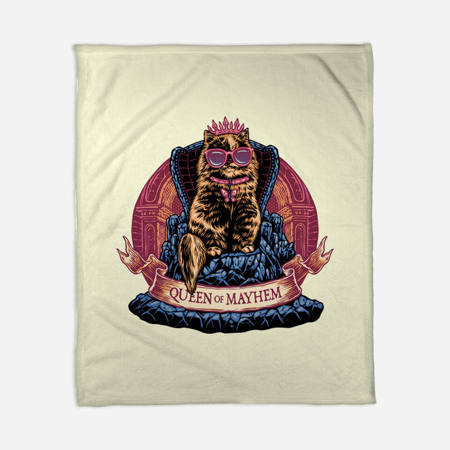 All Hail To The Queen Of Mayhem-None-Fleece-Blanket-glitchygorilla
