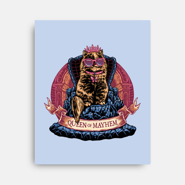 All Hail To The Queen Of Mayhem-None-Stretched-Canvas-glitchygorilla